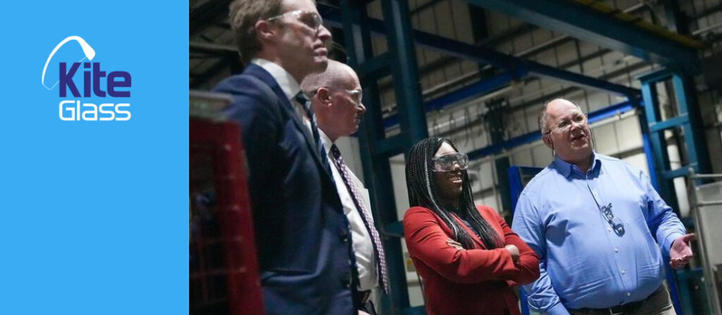 Kite Glass welcomes to our facilities The Rt Hon Kemi Badenoch MP,  Secretary of State for Business and Trade